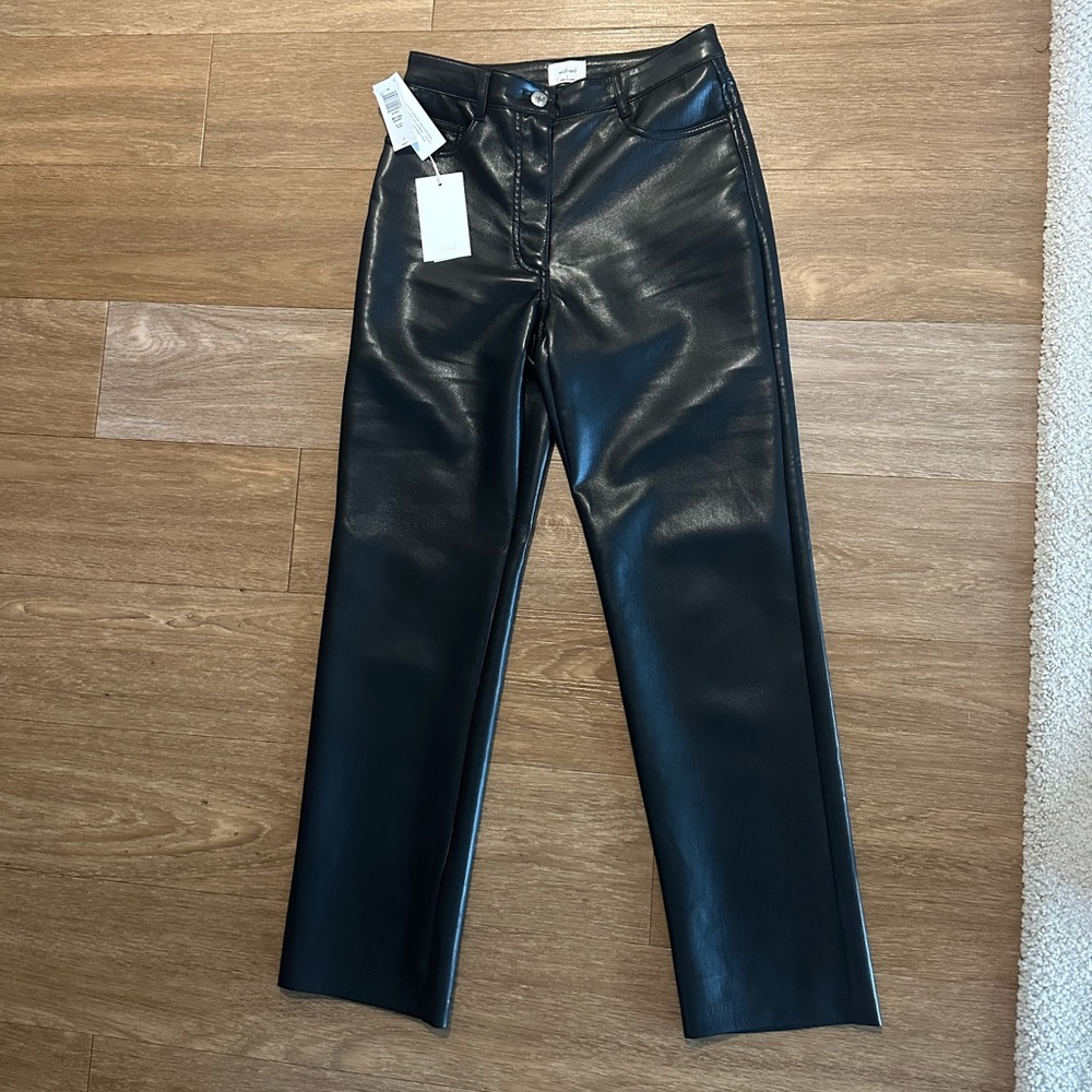 ARITZIA WILFRED MELINA LEATHER PANTS